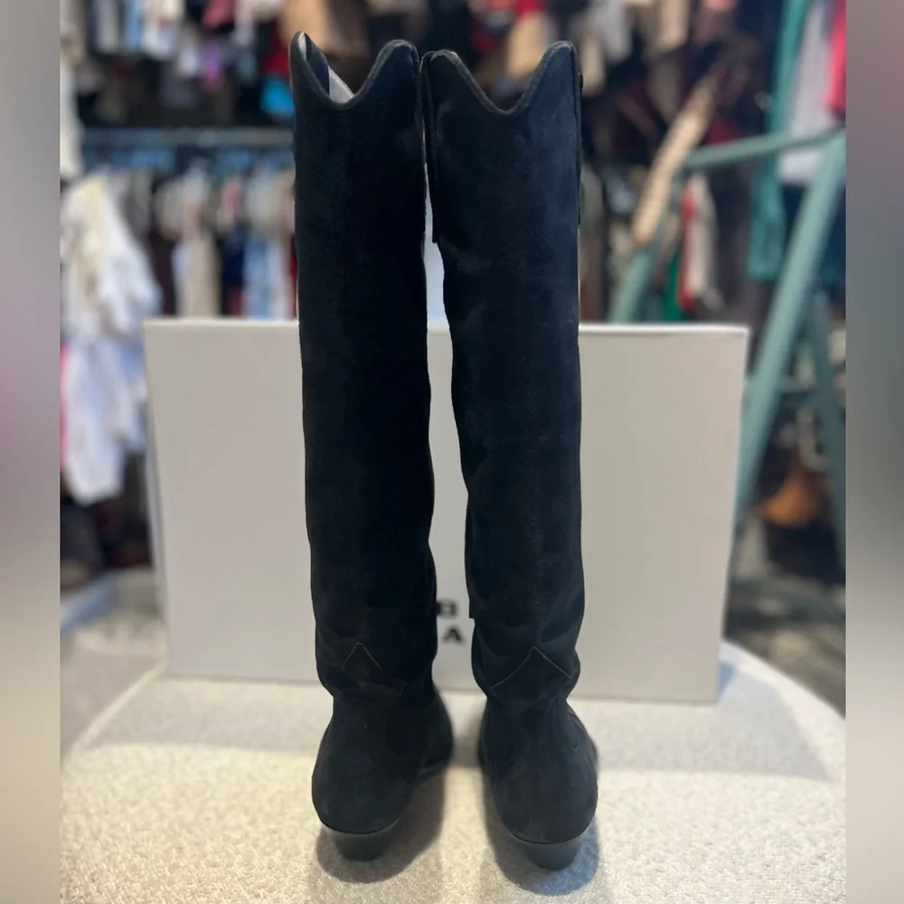 Isabel Marant Denvee Suede Western Boot sz 38 - Picture 6 of 10